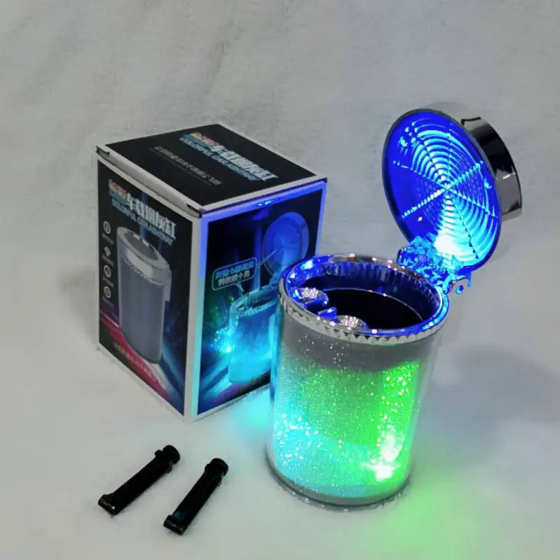Car Ashtray with Colorful Design